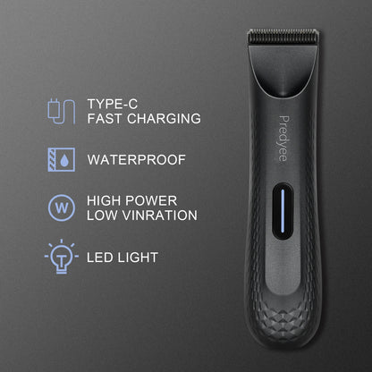 Predyee Electric Groin Hair Trimmer