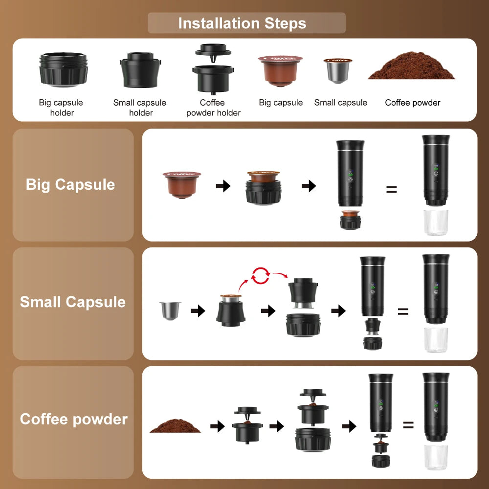 Foombthe Portable Espresso Coffee Machine
