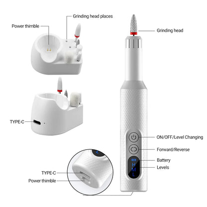 6in1 Wireless Nail Drill