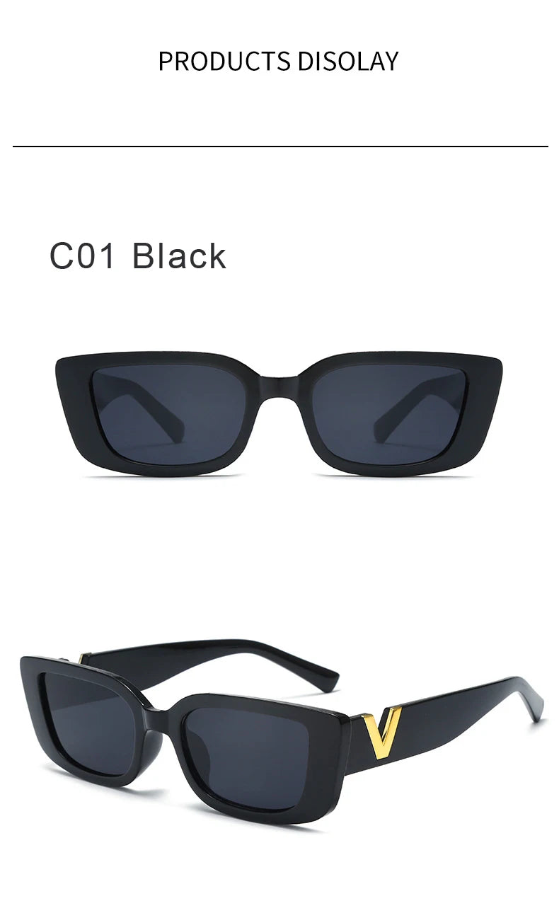 Ah-Mee Fashion Rectangle Sunglasses