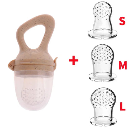 5 in 1 Baby Fruit Feeder with Nipple Set