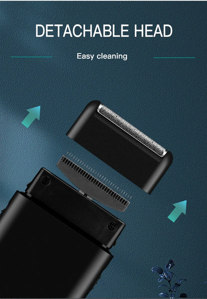VGR V-390 mini single blade cordless beard trimmer razor
