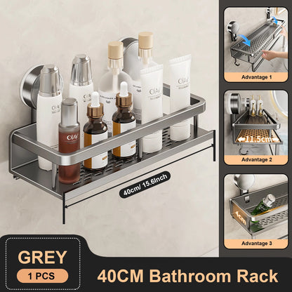 RUITHOE Suction Cup Bathroom Rack