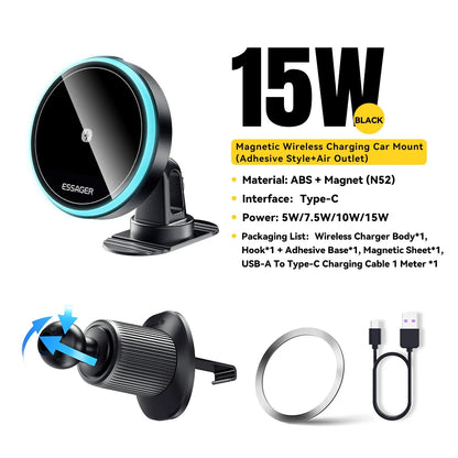 Magnetic Wireless Car Phone Holder