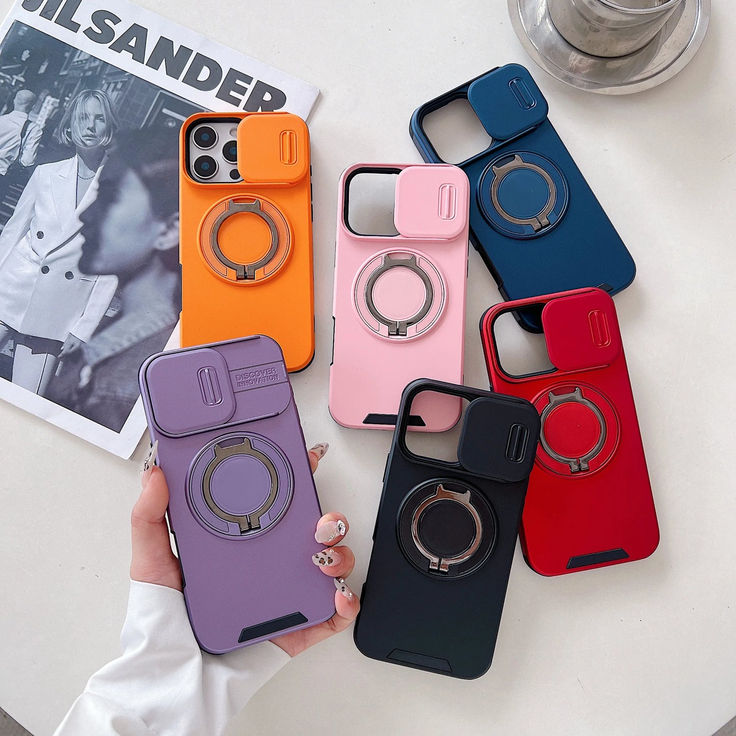 Luxury Magnetic  Armor Case For iPhone
