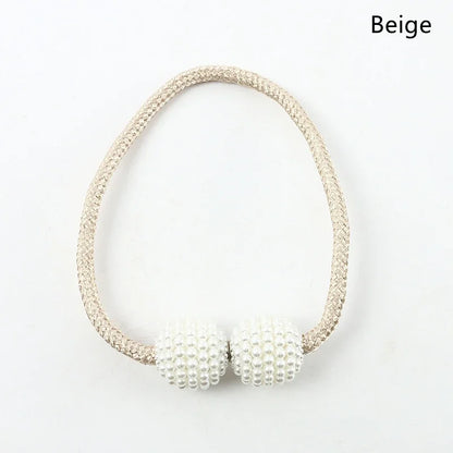 1/2PCS Pearl Magnetic Curtain Clip