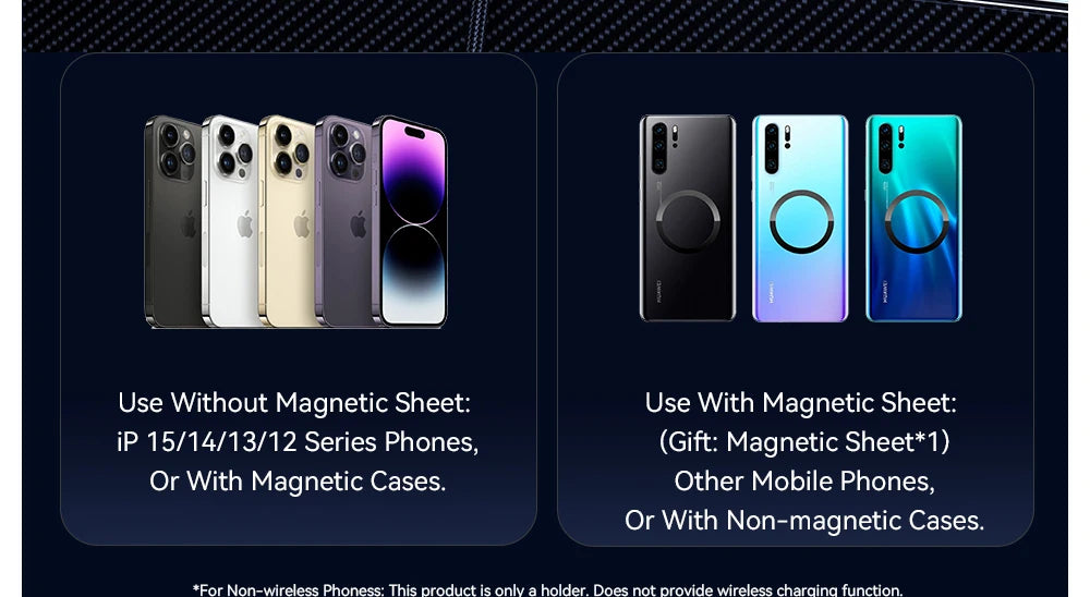 Magnetic Wireless Car Phone Holder