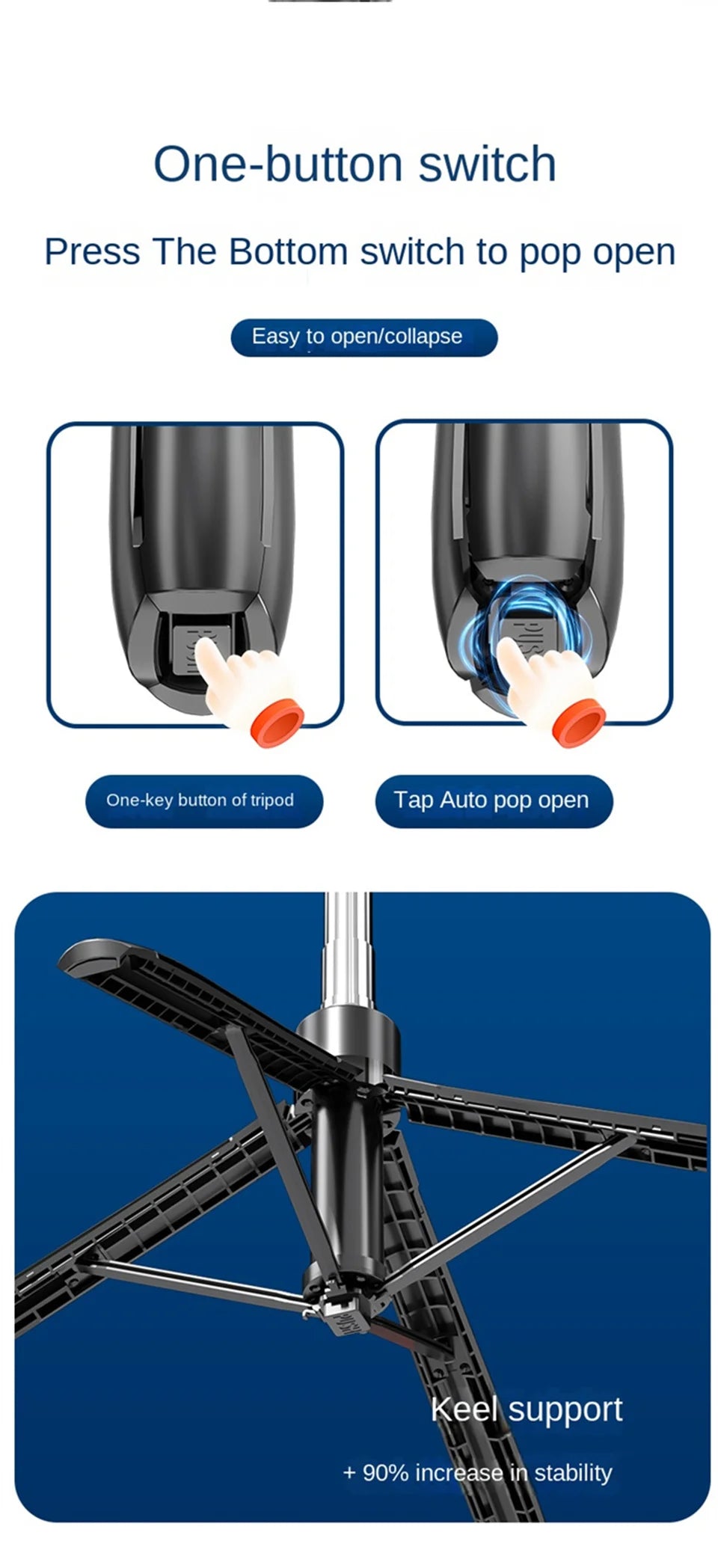 COOL DIER Tripod for Smartphone Camera