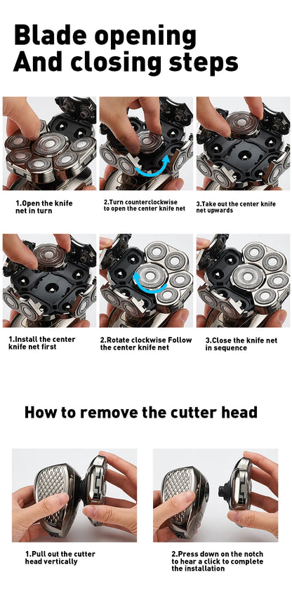 4D Head Shavers for Bald Men