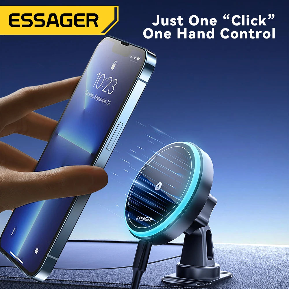 Magnetic Wireless Car Phone Holder