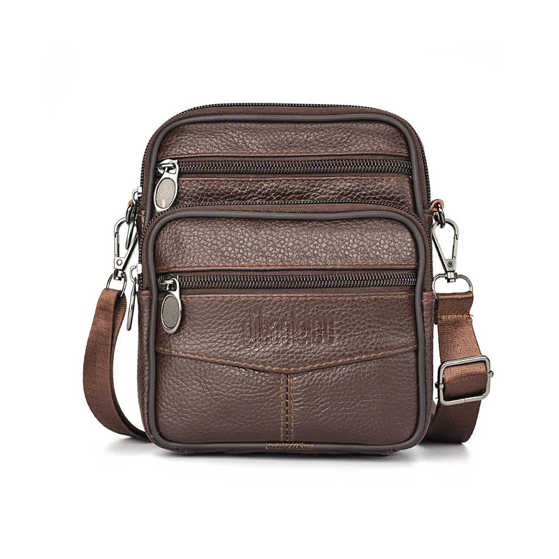 Men's New Genuine Leather Crossbody Bag