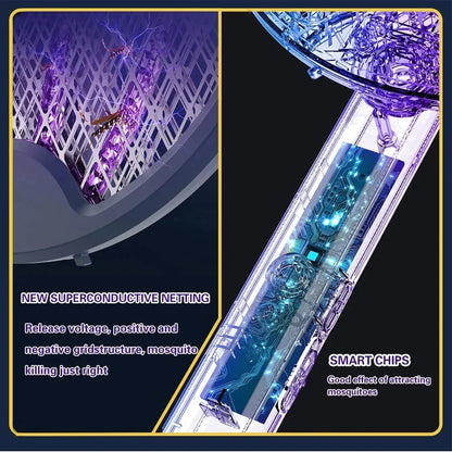 Upgraded 4 In 1 Electric Mosquito  Swatter