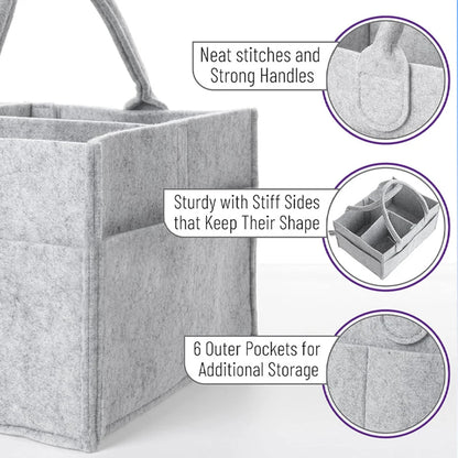 Children's Felt Diaper Storage Bag