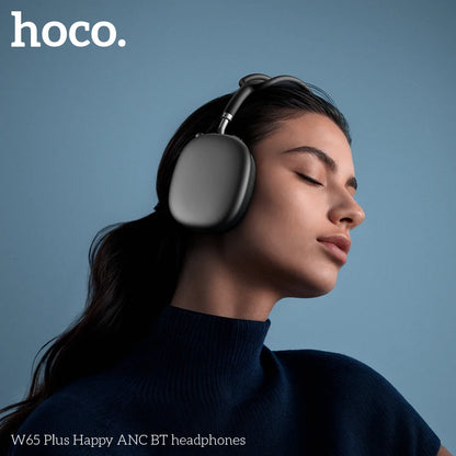 HOCO W65 Plus ANC Noise Reduction Bluetooth Headphones