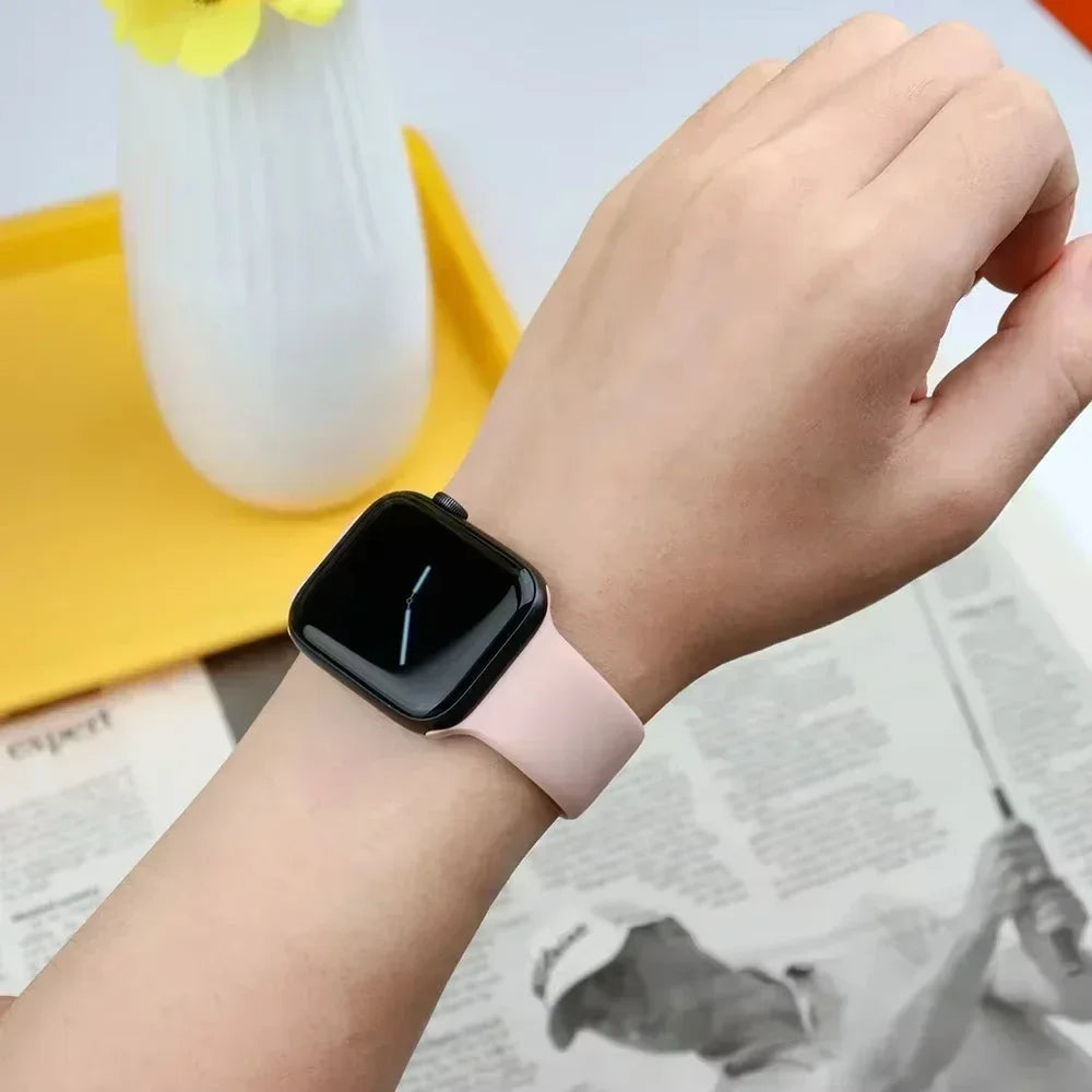 Original Silicone Strap For Apple Watch