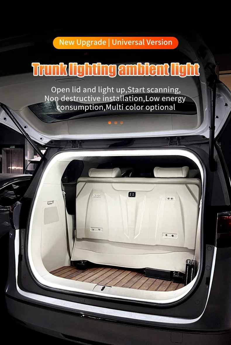 Car high brightness trunk lighting