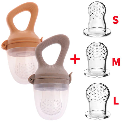 5 in 1 Baby Fruit Feeder with Nipple Set