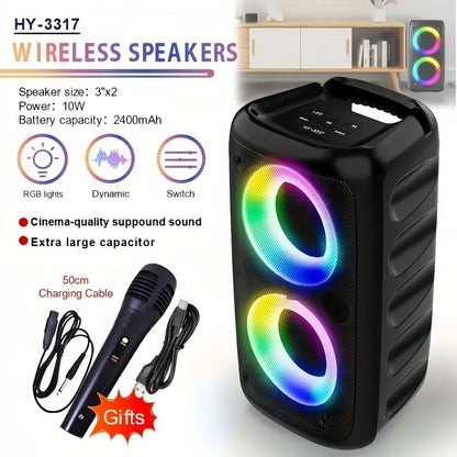 Karaoke Radio FM Bluetooth Speaker