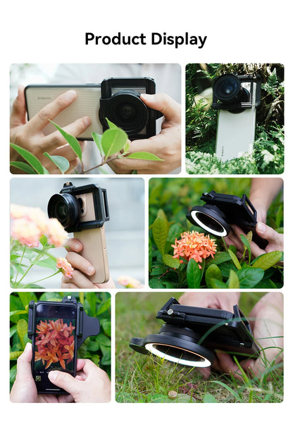 APEXEL 10-20X Zoom Macro Lens HD Micro Phone Camera Lenses