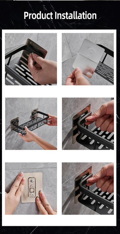 Wall Shower Shampoo Rack
