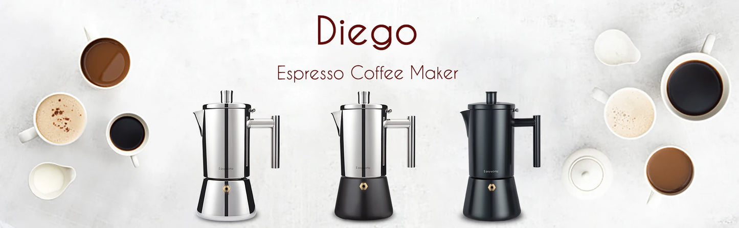 Easyworkz Diego Stovetop Espresso  Machine