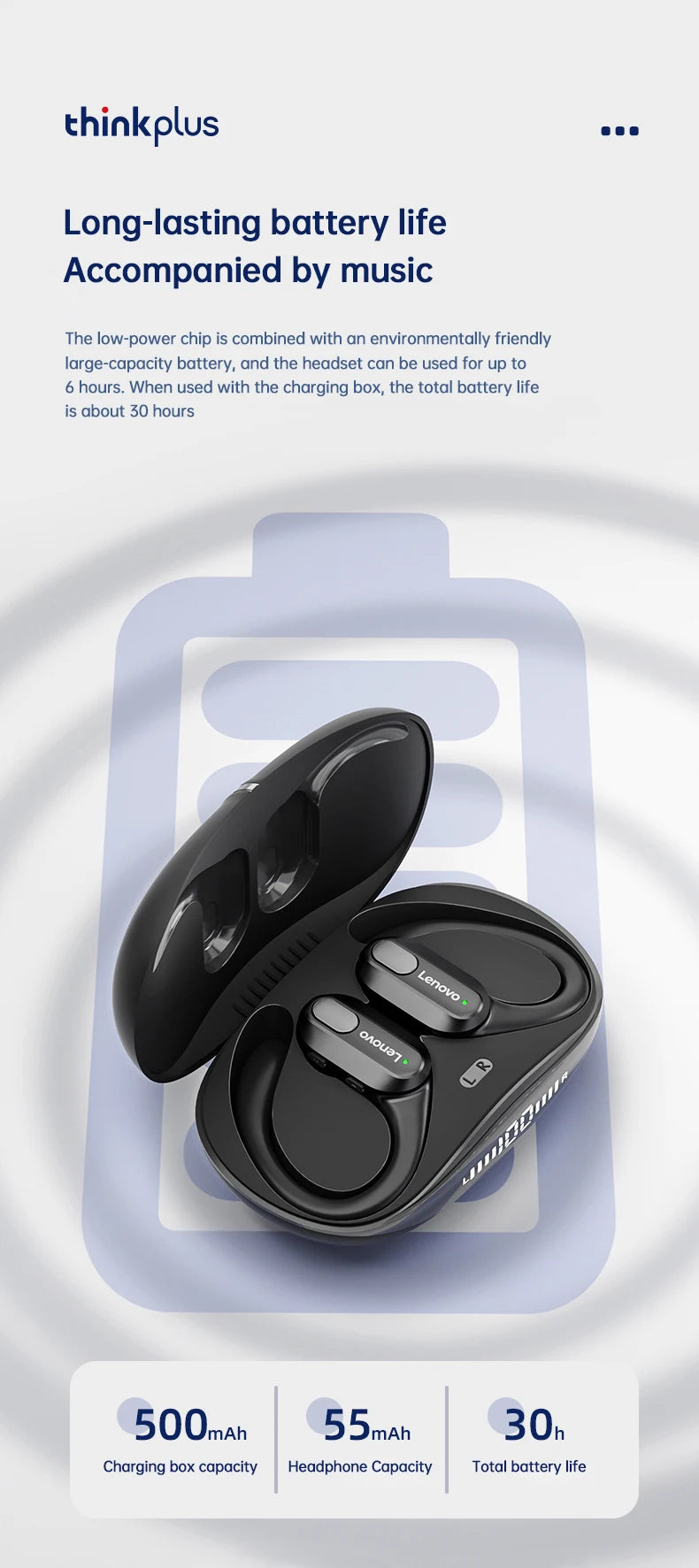 Original Lenovo XT80 Sports Wireless Earphones