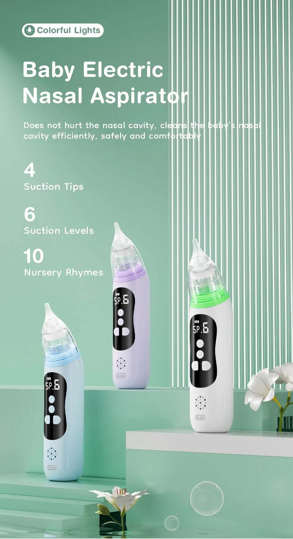 MAMIJOY Baby Electric Nasal Aspirator
