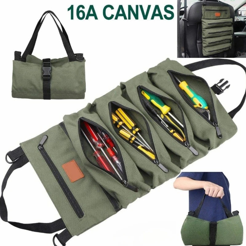 Heavy-Duty Roll-Up Oxford Tool Bag