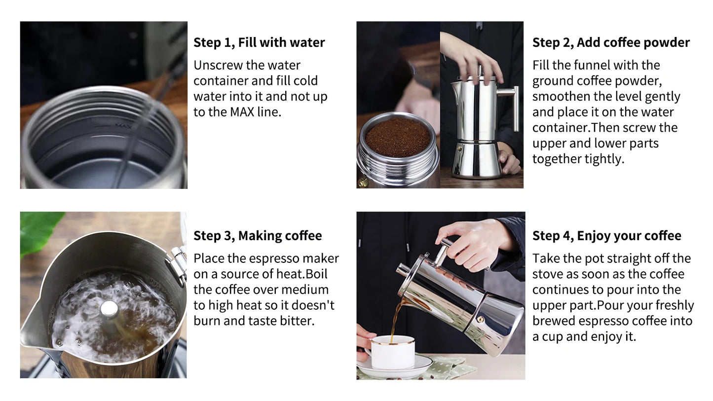 Easyworkz Diego Stovetop Espresso  Machine