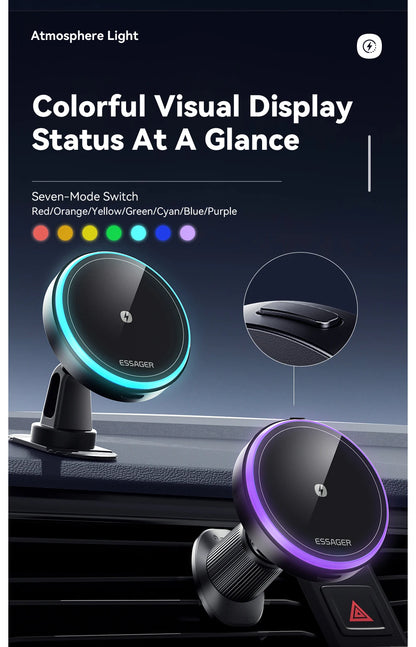 Magnetic Wireless Car Phone Holder
