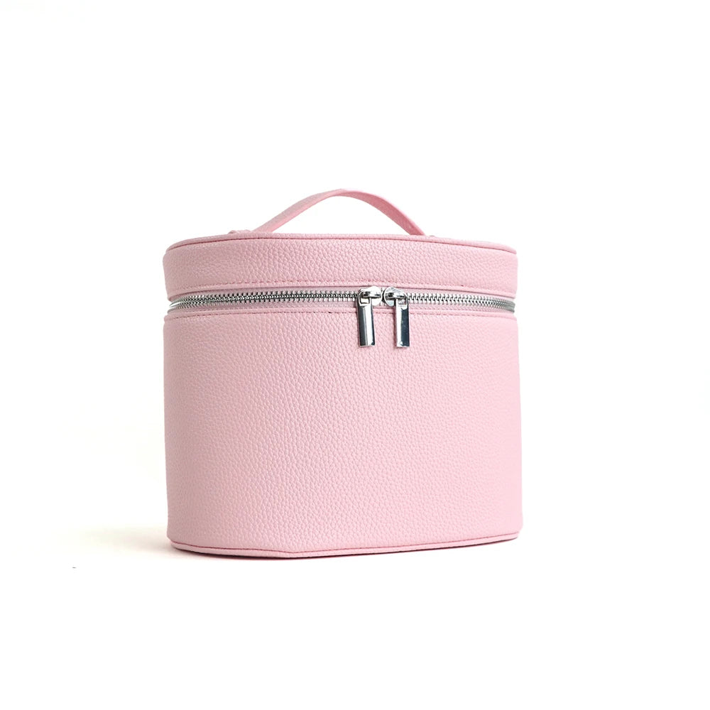 Large-capacity PU leather cosmetic box