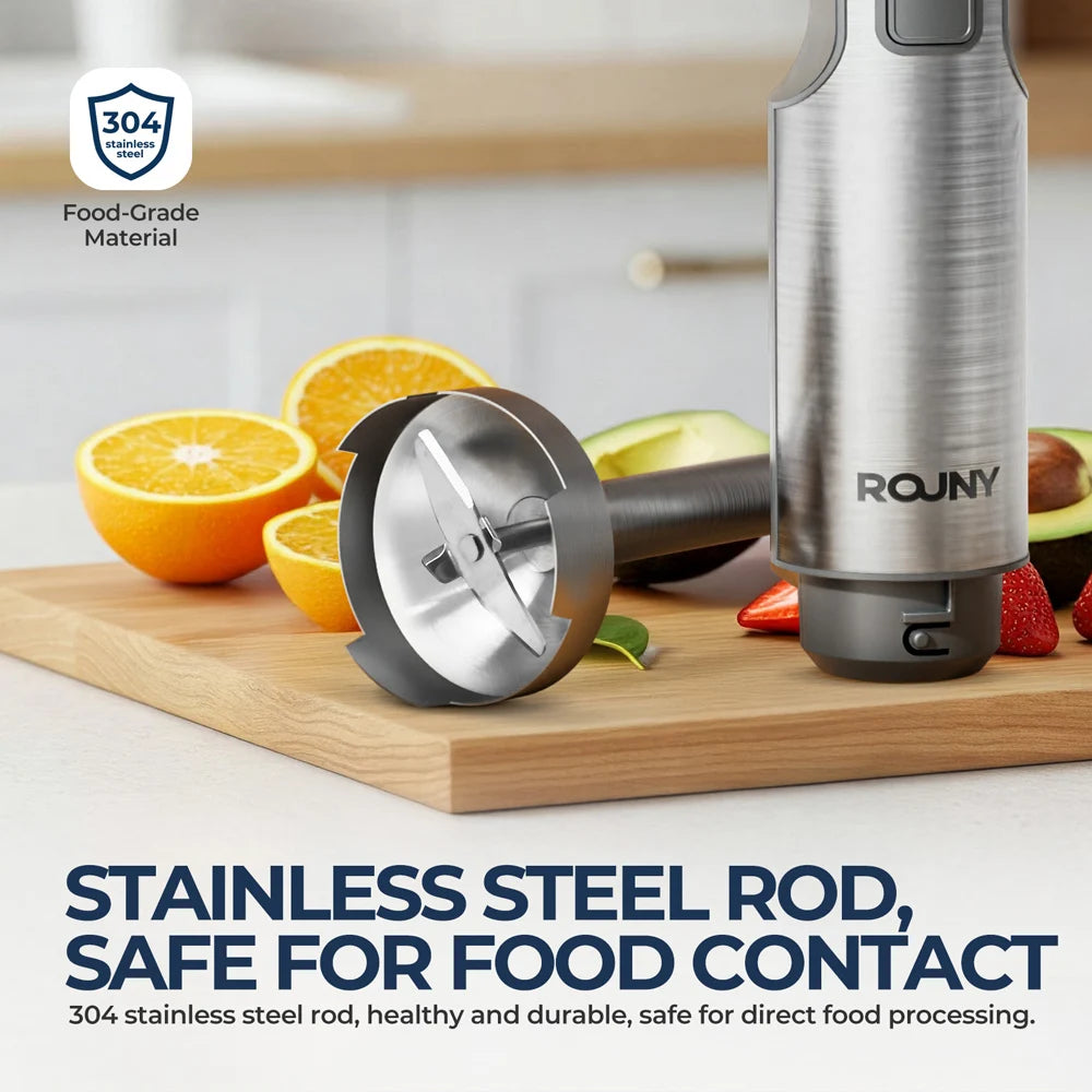 ROUNY 4-in-1 Hand Immersion Blender 1000W