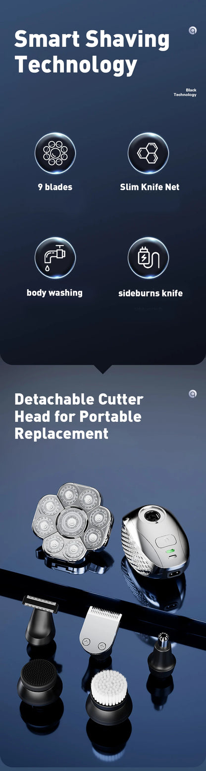4D Head Shavers for Bald Men