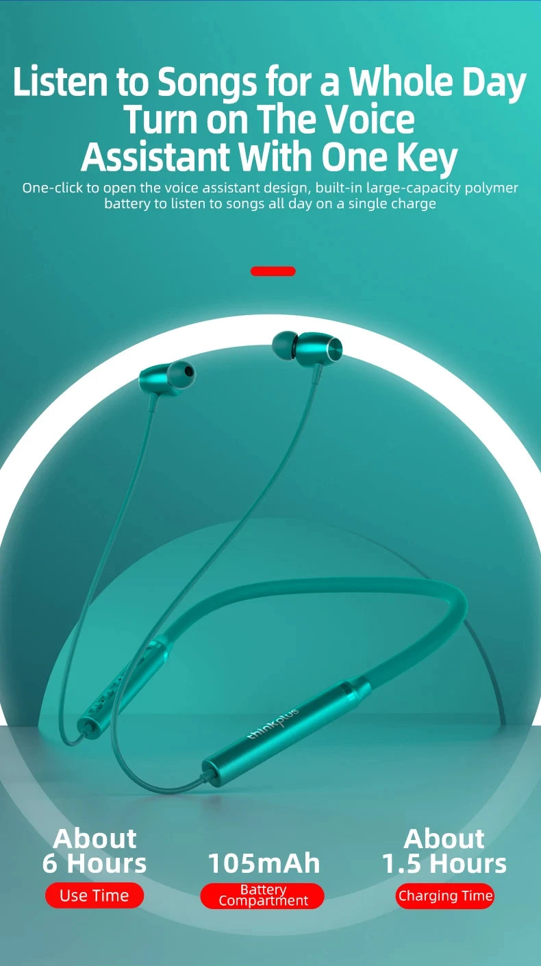 Origial Lenovo HE05X Bluetooth Earphones