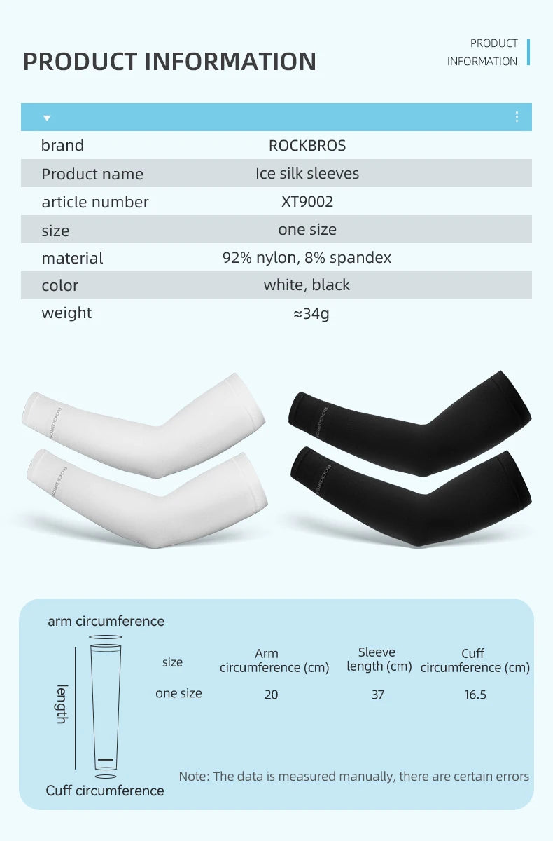 ROCKBROS Ice Silk Bicycle Sleeves