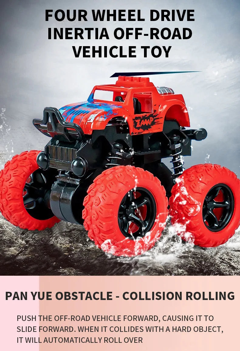 Inertial off-road vehicle toys