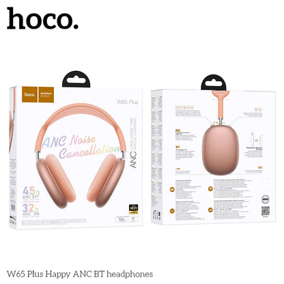 HOCO W65 Plus ANC Noise Reduction Bluetooth Headphones