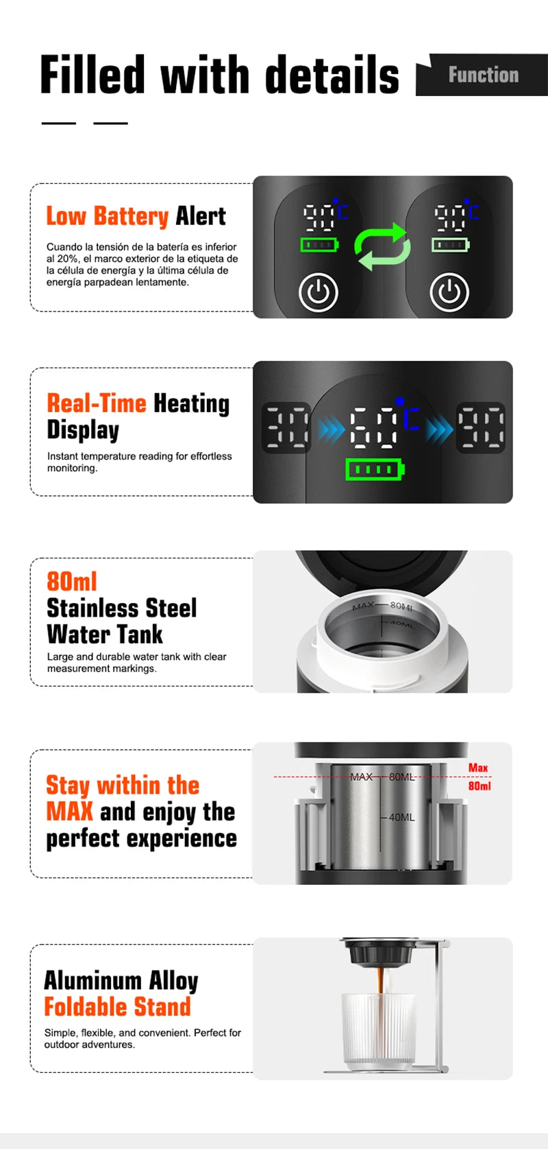 Foombthe Portable Espresso Coffee Machine