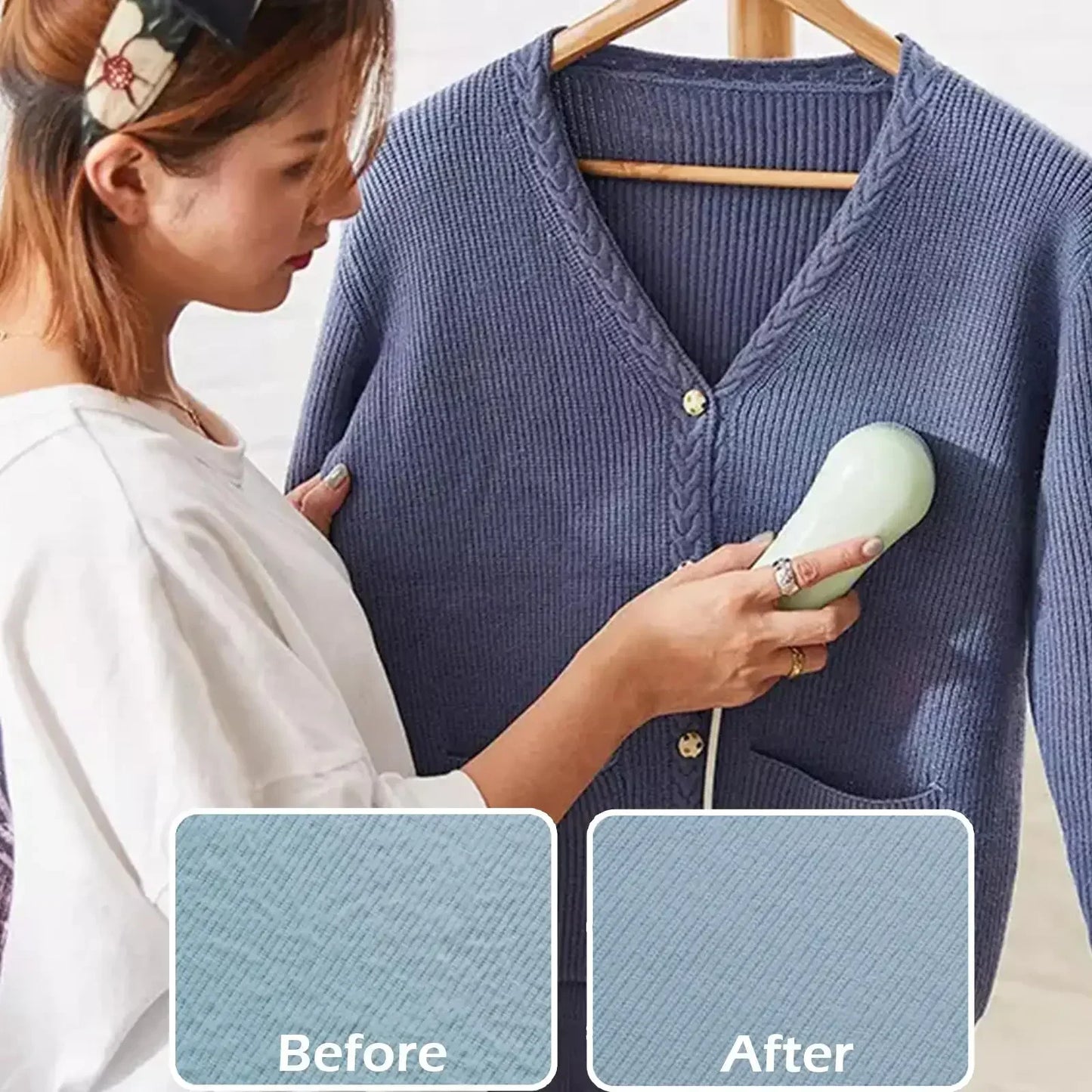 Removes Lint From Clothes