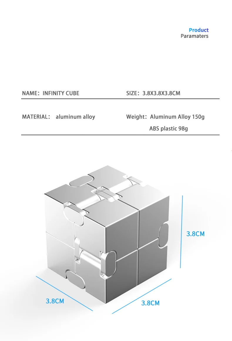 Magic Cube Stress Relief Toy Infinity Cube