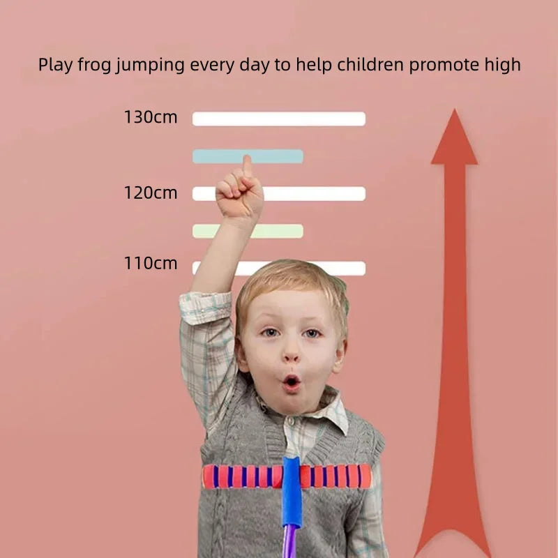 Kids Grow Taller Balance Toy Frog Jumping Sports