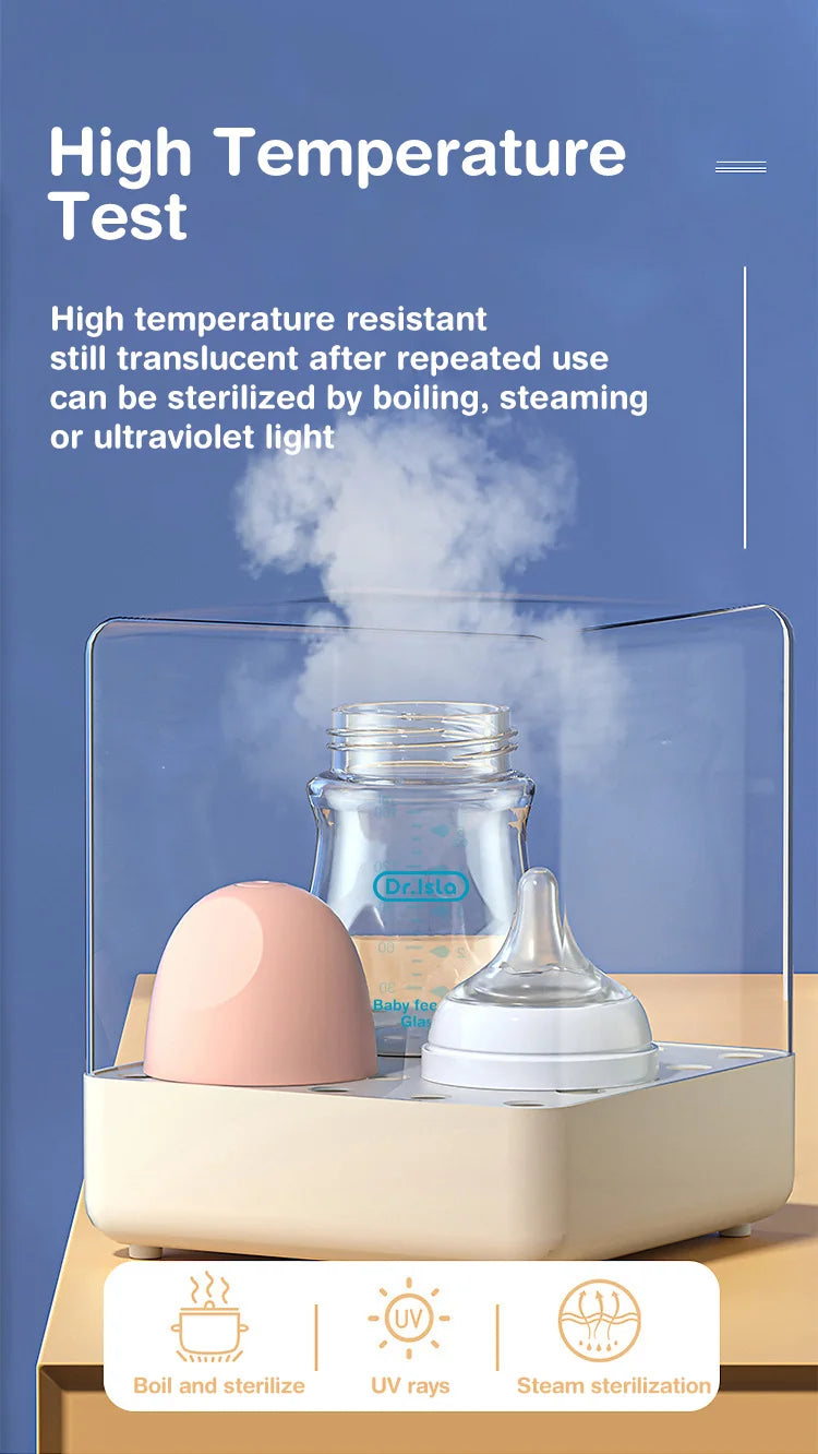 MAMIJOY Anti-Choke Baby Bottle Newborn Glass Bottles