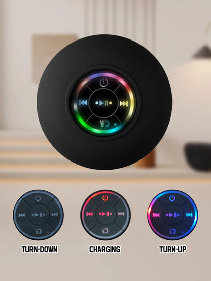 Waterproof Bluetooth Speaker with Colorful LED Lights