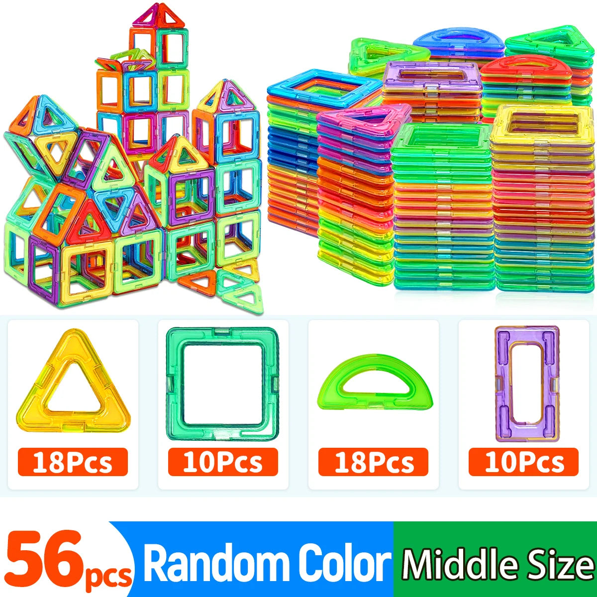 Magnetic Building Blocks DIY Magnets Toys
