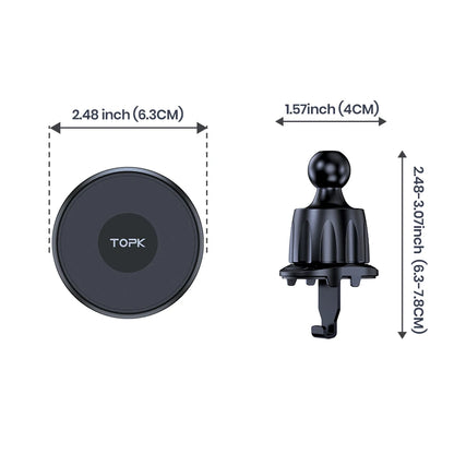 TOPK for Magsafe Car Phone Holder