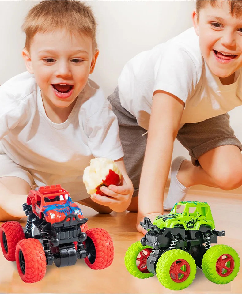 Inertial off-road vehicle toys