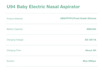 MAMIJOY Baby Electric Nasal Aspirator
