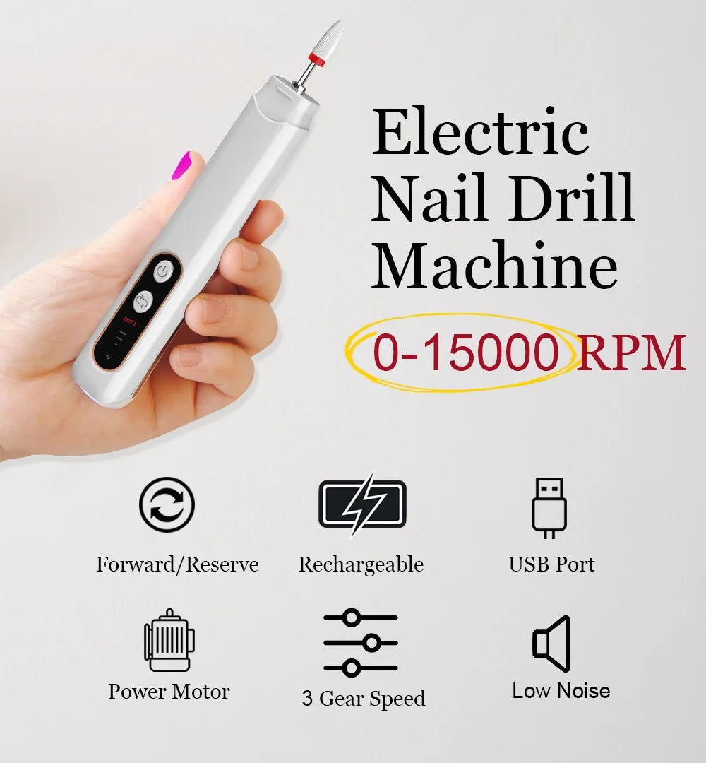 6in1 Wireless Nail Drill