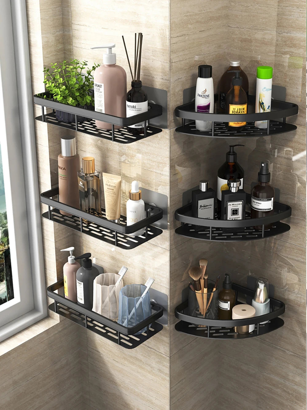Wall Shower Shampoo Rack