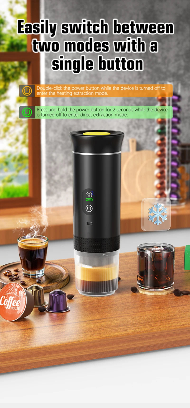 Foombthe Portable Espresso Coffee Machine